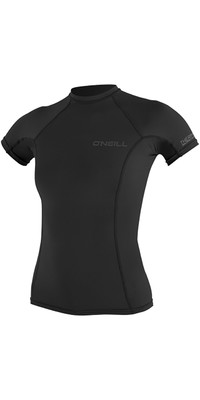 2024 O'neill Top  Manches Courtes Thermo-x Pour Femmes 5008 - Noir